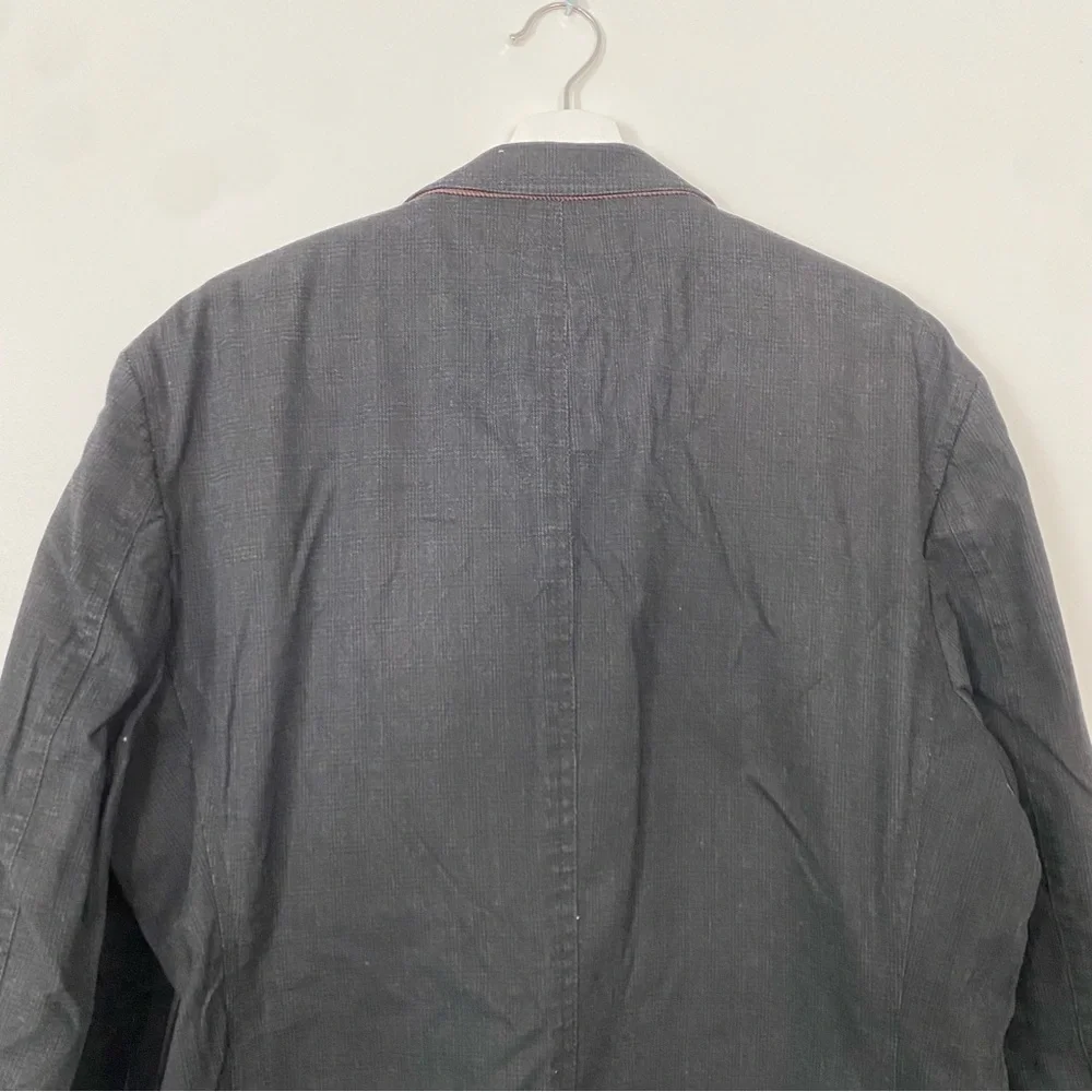 Kroon Gray 2 Button Sport Coat Blazer Jacket Mens Size 45R